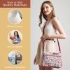 imageMaison d Hermine Cross Body Bags for Women Cotton Canvas Shoulder Bag for Shopping Travel Everyday Use Tote purse Sling Bag26  Kerala  Red