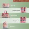 imageMaison d Hermine Cross Body Bags for Women Cotton Canvas Shoulder Bag for Shopping Travel Everyday Use Tote purse Sling Bag27  Ispahan