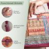 imageMaison d Hermine Cross Body Bags for Women Cotton Canvas Shoulder Bag for Shopping Travel Everyday Use Tote purse Sling Bag27  Ispahan