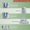 imageMaison d Hermine Hand Bags for Women Cotton Shoulder Bag for Shopping Travel Everyday Use Cross Body Tote purse Sling Bag01  the Miller  Blue