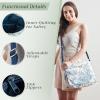 imageMaison d Hermine Hand Bags for Women Cotton Shoulder Bag for Shopping Travel Everyday Use Cross Body Tote purse Sling Bag01  the Miller  Blue