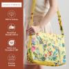 imageMaison d Hermine Hand Bags for Women Cotton Shoulder Bag for Shopping Travel Everyday Use Cross Body Tote purse Sling Bag02  Eden  Yellow
