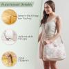 imageMaison d Hermine Hand Bags for Women Cotton Shoulder Bag for Shopping Travel Everyday Use Cross Body Tote purse Sling Bag02  Sweet Rose Lavender  Lush