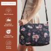 imageMaison d Hermine Hand Bags for Women Cotton Shoulder Bag for Shopping Travel Everyday Use Cross Body Tote purse Sling Bag04  Moody Florals
