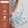 imageMaison d Hermine Hand Bags for Women Cotton Shoulder Bag for Shopping Travel Everyday Use Cross Body Tote purse Sling Bag05  Bonobo  Blue