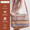 imageMaison d Hermine Hand Bags for Women Cotton Shoulder Bag for Shopping Travel Everyday Use Cross Body Tote purse Sling Bag08  Jaipur