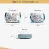 imageMaison d Hermine Hand Bags for Women Cotton Shoulder Bag for Shopping Travel Everyday Use Cross Body Tote purse Sling Bag10  Ice Florals