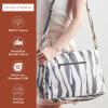 imageMaison d Hermine Hand Bags for Women Cotton Shoulder Bag for Shopping Travel Everyday Use Cross Body Tote purse Sling Bag11  Zebra