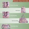 imageMaison d Hermine Hand Bags for Women Cotton Shoulder Bag for Shopping Travel Everyday Use Cross Body Tote purse Sling Bag12  Hokuzai  Violet