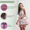 imageMaison d Hermine Hand Bags for Women Cotton Shoulder Bag for Shopping Travel Everyday Use Cross Body Tote purse Sling Bag12  Hokuzai  Violet