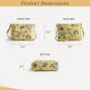 imageMaison d Hermine Hand Bags for Women Cotton Shoulder Bag for Shopping Travel Everyday Use Cross Body Tote purse Sling Bag13  Bonobo  Yellow