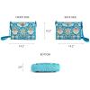 imageMaison d Hermine Hand Bags for Women Cotton Shoulder Bag for Shopping Travel Everyday Use Cross Body Tote purse Sling Bag16  Marquise  Blue