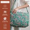 imageMaison d Hermine Hand Bags for Women Cotton Shoulder Bag for Shopping Travel Everyday Use Cross Body Tote purse Sling Bag20  Surya  Green
