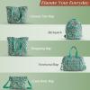 imageMaison d Hermine Hand Bags for Women Cotton Shoulder Bag for Shopping Travel Everyday Use Cross Body Tote purse Sling Bag20  Surya  Green