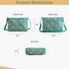 imageMaison d Hermine Hand Bags for Women Cotton Shoulder Bag for Shopping Travel Everyday Use Cross Body Tote purse Sling Bag20  Surya  Green