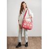imageMaison d Hermine Hand Bags for Women Cotton Shoulder Bag for Shopping Travel Everyday Use Cross Body Tote purse Sling Bag23  Marquise  Red