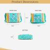 imageMaison d Hermine Hand Bags for Women Cotton Shoulder Bag for Shopping Travel Everyday Use Cross Body Tote purse Sling Bag24  Katmandou  Turquoise