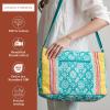 imageMaison d Hermine Hand Bags for Women Cotton Shoulder Bag for Shopping Travel Everyday Use Cross Body Tote purse Sling Bag24  Katmandou  Turquoise