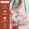imageMaison d Hermine Hand Bags for Women Cotton Shoulder Bag for Shopping Travel Everyday Use Cross Body Tote purse Sling Bag25  Pivoine