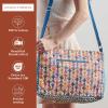 imageMaison d Hermine Hand Bags for Women Cotton Shoulder Bag for Shopping Travel Everyday Use Cross Body Tote purse Sling Bag27  Ikat  Dikat