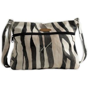 imageMaison d Hermine Cross Body Bags for Women Cotton Canvas Shoulder Bag for Shopping Travel Everyday Use Tote purse Sling Bag11  Zebra