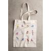 imageMaison d Hermine Tote Bag for Women 100 Cotton Reusable Grocery Tote Bags for Shopping Kitchen Beach Travel Perfect Gifts07  Birdies on Wire