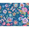 imageMaison d Hermine Tote Bag for Women 100 Cotton Reusable Grocery Tote Bags for Shopping Kitchen Beach Travel Perfect Gifts14  Happy Florals  Blue