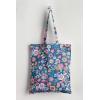 imageMaison d Hermine Tote Bag for Women 100 Cotton Reusable Grocery Tote Bags for Shopping Kitchen Beach Travel Perfect Gifts14  Happy Florals  Blue
