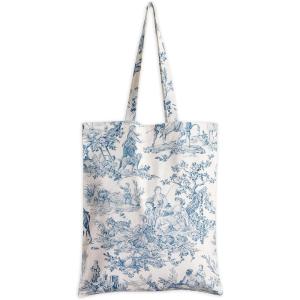 imageMaison d Hermine Tote Bag for Women 100 Cotton Reusable Grocery Tote Bags for Shopping Kitchen Beach Travel Perfect Gifts01  the Miller  Blue