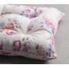 imageMaison d Hermine Chair Pads for Dining Chairs Cotton Outer Fabric and Poly Filling 16quotx16quot Patio Seat Cushions for Furniture with Ties Home Chair Party Hall Farmhouse Rose Garden Pack of 2Rose Garden