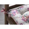imageMaison d Hermine Chair Pads for Dining Chairs Cotton Outer Fabric and Poly Filling 16quotx16quot Patio Seat Cushions for Furniture with Ties Home Chair Party Hall Farmhouse Rose Garden Pack of 2Rose Garden