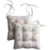 imageMaison d Hermine Chair Pads for Dining Chairs Cotton Outer Fabric and Poly Filling 16quotx16quot Patio Seat Cushions for Furniture with Ties Home Chair Party Hall Farmhouse Rose Garden Pack of 2Birdies on Wire