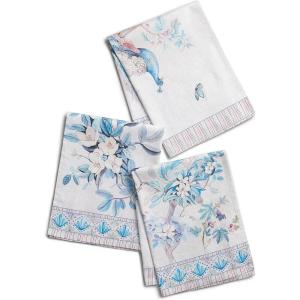 imageMaison d Hermine Dishcloths 100 Combed Cotton Premium 20quot x 2750quot Easter MultiPurpose Kitchen Towel for Kitchen Holiday Dinner Wedding ampamp Dining Peacock Utopia  Sandy Beach Set of 3Peacock Utopia  Orginal