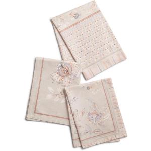 imageMaison d Hermine Dishcloths 100 Combed Cotton Premium 20quot x 2750quot Easter MultiPurpose Kitchen Towel for Kitchen Holiday Dinner Wedding ampamp Dining Peacock Utopia  Sandy Beach Set of 3Society Florals