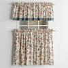 imageMaison d Hermine Kitchen Curtains Sets for Windows 100 Cotton Set of Kitchen Curtains Valances for Home 2 Tiers 28quotX36quot and 1 Valance 56quotX18quot Farmhouse Cafe Dalida21  Dalida