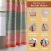 imageMaison d Hermine Kitchen Curtains Sets for Windows 100 Cotton Set of Kitchen Curtains Valances for Home 2 Tiers 28quotX36quot and 1 Valance 56quotX18quot Farmhouse Cafe Dalida35  Provence