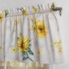 imageMaison d Hermine Kitchen Curtains Sets for Windows 100 Cotton Set of Kitchen Curtains Valances for Home 2 Tiers 28quotX36quot and 1 Valance 56quotX18quot Farmhouse Cafe Rural Christmas34  Candice