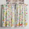 imageMaison d Hermine Kitchen Curtains Sets for Windows 100 Cotton Set of Kitchen Curtains Valances for Home 2 Tiers 28quotX36quot and 1 Valance 56quotX18quot Farmhouse Cafe Rural Christmas27  Giverny