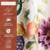 imageMaison d Hermine Kitchen Curtains Sets for Windows 100 Cotton Set of Kitchen Curtains Valances for Home 2 Tiers 28quotX36quot and 1 Valance 56quotX18quot Farmhouse Cafe Rural Christmas28  Pumpkin Garden  Cloudy Cream
