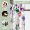 imageMaison d Hermine Kitchen Curtains Sets for Windows 100 Cotton Set of Kitchen Curtains Valances for Home 2 Tiers 28quotX36quot and 1 Valance 56quotX18quot Farmhouse Cafe Dalida13  Chardon
