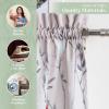 imageMaison d Hermine Kitchen Curtains Sets for Windows 100 Cotton Set of Kitchen Curtains Valances for Home 2 Tiers 28quotX36quot and 1 Valance 56quotX18quot Farmhouse Cafe Rural Christmas23  Fairy Christmas