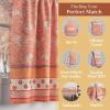 imageMaison d Hermine Kitchen Curtains Sets for Windows 100 Cotton Set of Kitchen Curtains Valances for Home 2 Tiers 28quotX36quot and 1 Valance 56quotX18quot Farmhouse Cafe Dalida24  Harvest Festival