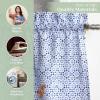 imageMaison d Hermine Kitchen Curtains Sets for Windows 100 Cotton Set of Kitchen Curtains Valances for Home 2 Tiers 28quotX36quot and 1 Valance 56quotX18quot Farmhouse Cafe Rural Christmas31  Passiflora