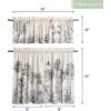 imageMaison d Hermine Kitchen Curtains Sets for Windows 100 Cotton Set of Kitchen Curtains Valances for Home 2 Tiers 28quotX36quot and 1 Valance 56quotX18quot Farmhouse Cafe Rural Christmas19  Amazonia