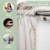 imageMaison d Hermine Kitchen Curtains Sets for Windows 100 Cotton Set of Kitchen Curtains Valances for Home 2 Tiers 28quotX36quot and 1 Valance 56quotX18quot Farmhouse Cafe Dalida07  Jardin Dete  Fog
