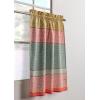 imageMaison d Hermine Kitchen Curtains Sets for Windows 100 Cotton Set of Kitchen Curtains Valances for Home 2 Tiers 28quotX36quot and 1 Valance 56quotX18quot Farmhouse Cafe Dalida35  Provence