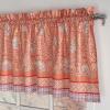 imageMaison d Hermine Kitchen Curtains Sets for Windows 100 Cotton Set of Kitchen Curtains Valances for Home 2 Tiers 28quotX36quot and 1 Valance 56quotX18quot Farmhouse Cafe Dalida24  Harvest Festival