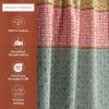 imageMaison d Hermine Kitchen Curtains Sets for Windows 100 Cotton Set of Kitchen Curtains Valances for Home 2 Tiers 28quotX36quot and 1 Valance 56quotX18quot Farmhouse Cafe Dalida35  Provence