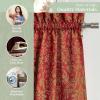 imageMaison d Hermine Kitchen Curtains Sets for Windows 100 Cotton Set of Kitchen Curtains Valances for Home 2 Tiers 28quotX36quot and 1 Valance 56quotX18quot Farmhouse Cafe Dalida23  Sofia