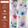 imageMaison d Hermine Kitchen Curtains Sets for Windows 100 Cotton Set of Kitchen Curtains Valances for Home 2 Tiers 28quotX36quot and 1 Valance 56quotX18quot Farmhouse Cafe Dalida13  Chardon